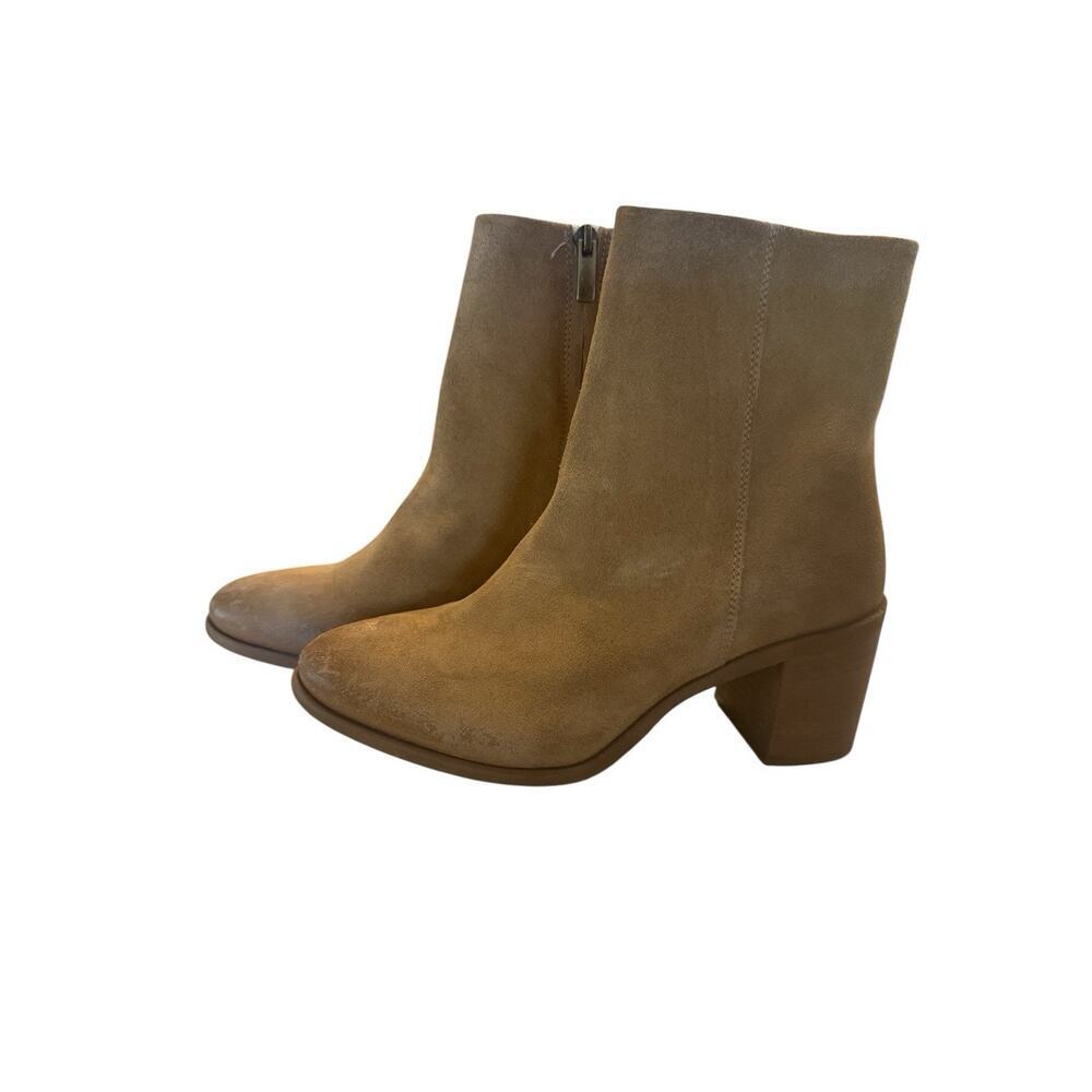 SUNDANCE Shay Tan Suede Ankle Boots EU 38 Made In Italy